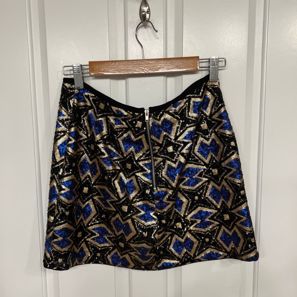 Lush Sequined Mini Skirt - Picture 3 of 3